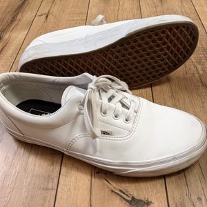 Vans Classic Tumble Era, White Synthetic Leather